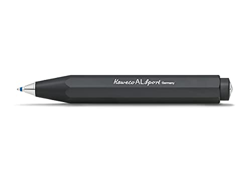 Kaweco Al Sport - Bolígrafo cilíndrico, color negro