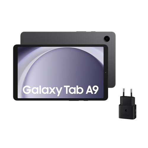 Samsung Galaxy Tab A9 Tablet Android, 64 GB Almacenamiento, WiFi, Pantalla 8.7”, Sonido Nítido, Gris (Versión Española)