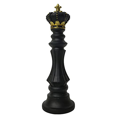 MagiDeal Piezas de ajedrez de Resina, Figuras de estatuas, Juego de ajedrez, Piezas de estatuilla, Accesorios de Juego de ajedrez Internacional para el - Rey