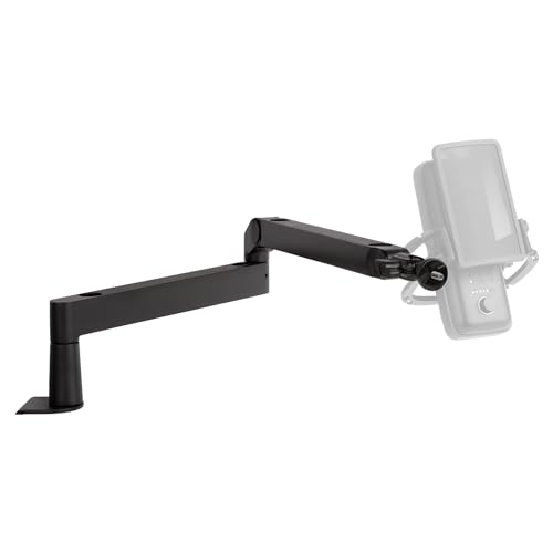 Elgato Wave Mic Arm LP - brazo articulado prémium de perfil bajo con ranuras para cables, abrazadera de mesa, montura versátil y totalmente ajustable