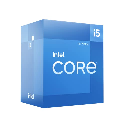 Intel Procesador Core i5-12400 de 12ª generación (Factor basal: 2,5 GHz, 6 núcleos, LGA1700, RAM DDR4 y DDR5 hasta 128 GB) BX8071512400, Plata