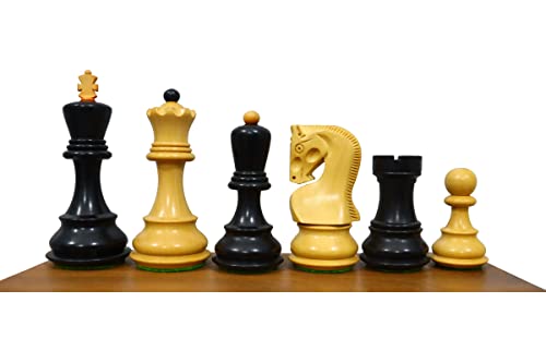 Juego de piezas de ajedrez ruso de Zagreb | Juego de ajedrez único de lujo en boj ebonizado | El mejor regalo para él o ella | Chess Moscow