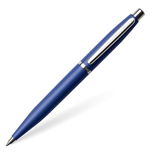 Sheaffer VFM Neon Blue Ballpoint Pen with Chrome Trim