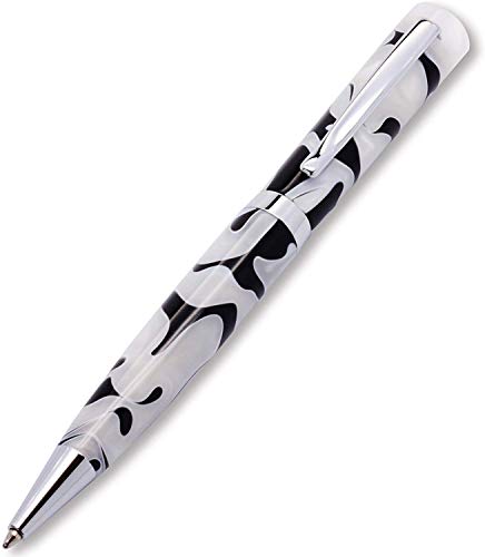 Hermoso bolígrafo LACHIEVA LUX, con una elegante caja, para hombre y mujer (blanco)