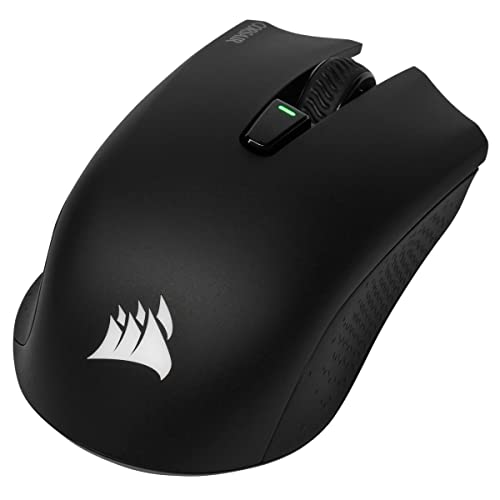 Corsair HARPOON WIRELESS RGB Ratón Ligero para Juegos FPS/MOBA - 10.000 PPP - 6 Botones Programables - Bluetooth de Baja Latencia - Compatible con iCUE - PC, Mac, PS5, PS4, Xbox - Negro