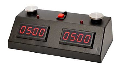 ZMart Fun ZMF-II Digital Chess Clock - Red LED Display / Black Case by The Chess Store