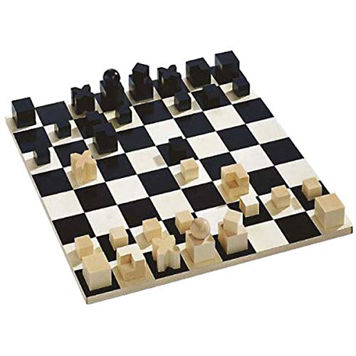 Bauhaus Design Naef - Tablero de ajedrez de madera (sólo tablero, sin figuras)