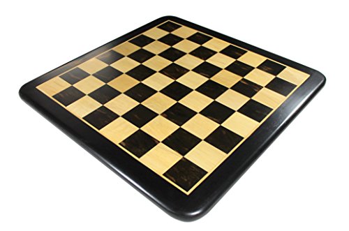 Tablero de ajedrez coleccionable de madera de palisandro sin piezas, piezas de ajedrez adecuadas de madera y latón disponibles por separado por la marca StonKraft (21 x 21)