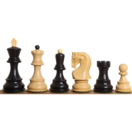 RoyalChessMall -3.9 'Juego de Piezas de ajedrez Rusas de Zagreb 59 '- Triple Peso ébano
