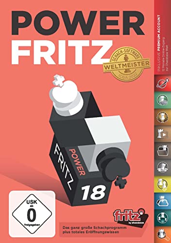 Power Fritz 18 - Das ganz große Schachprogramm mit kompletter Eröffnungstheorie: Schach-Software Weltmeister 2022 - Das ganz große PC-Schachprogramm mit kompletter Eröffnungstheorie