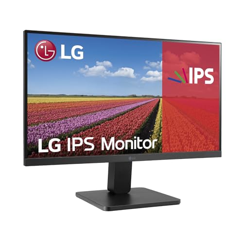 LG 24MR400-B - Monitor Full HD, 24 Pulgadas, IPS 1000:1, 1920x1080, HDMIx1, AMD FreeSync, Clasificación E, Sin Altavoz, Pantalla Ergonómica, Negro