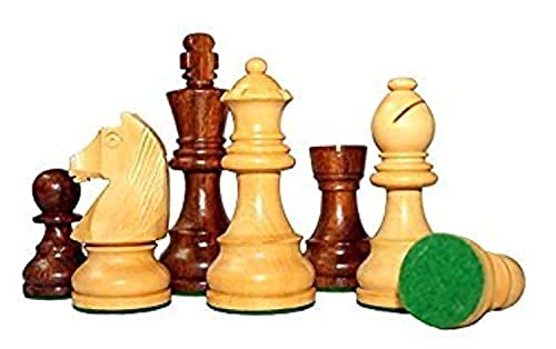 3 'Rey Altura - Edición coleccionista Piezas de ajedrez de Madera Figuras de ajedrez Staunton Figura