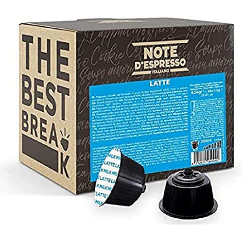 Note d'Espresso - Leche - Cápsulas compatibles con Cafeteras NESCAFE'* DOLCE GUSTO* - 48 caps