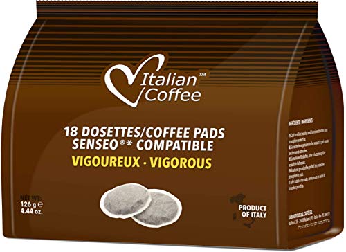 180 MONODOSIS VIGOROSO (10X18 PADS) SENSEO COMPATIBLE