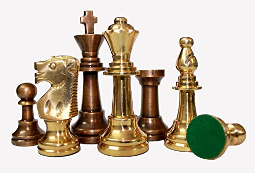 Stonkraft 8.9 cm de Altura del Rey - edición de coleccionista Piezas de ajedrez de Bronce Monedas Piezas de estatuilla figura de empeño