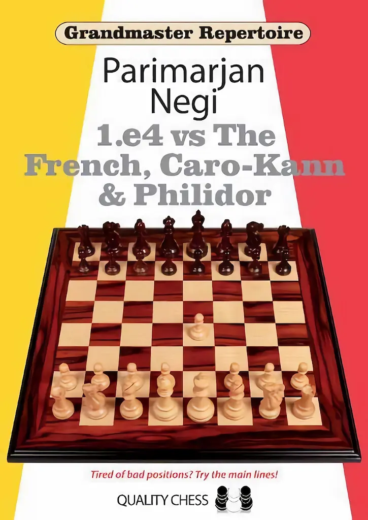 Libro 1.e4 vs The French Caro-Kann and Philidor, escrito por Parimarjan Negi