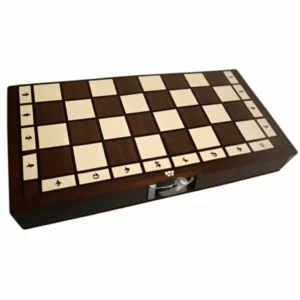 Tablero de ajedrez de madera plegable