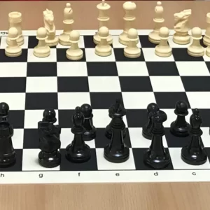 Tablero de ajedrez de plástico de competición