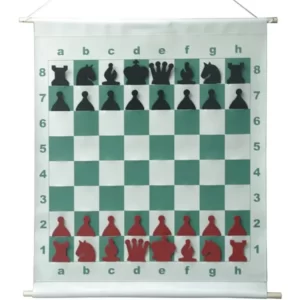 Tablero de ajedrez mural para enseñanza