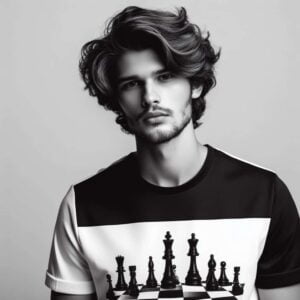 camiseta ajedrez