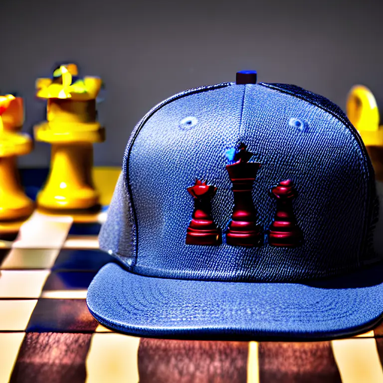 gorra de ajedrez