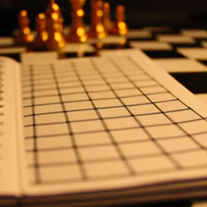 libreta de anotaciones de ajedrez