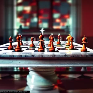 mesas de ajedrez de mármol