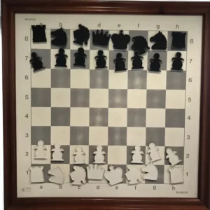 tablero mural de ajedrez